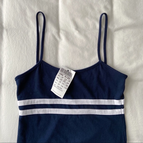 BNWT brandy melville navy lillian dress - Picture 2 of 3